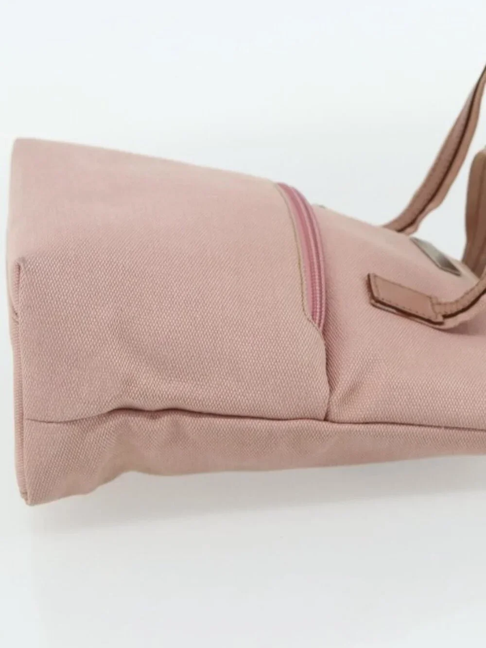 GUCCI Hand Bag Canvas Pink Silver 76480 Auth mr2317